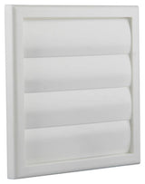 Renson 1006374 - dampkaprooster opbouw 733 pvc ral 9010 187x187mm | 2 stuks - afbeelding 1
