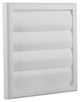 Renson 1006374 - dampkaprooster opbouw 733 pvc ral 9010 187x187mm | 2 stuks