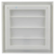 Renson 1006374 - dampkaprooster opbouw 733 pvc ral 9010 187x187mm | 2 stuks - afbeelding 3