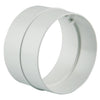 Renson 1006395 - pvc verbindingsstuk 7006 wit ø 100 | 4 stuks