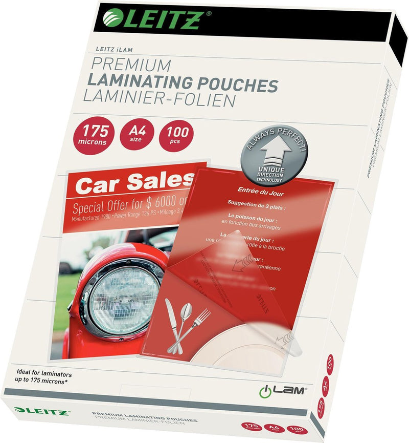 Leitz udt lamineerhoezen ilam a4 100 stuks