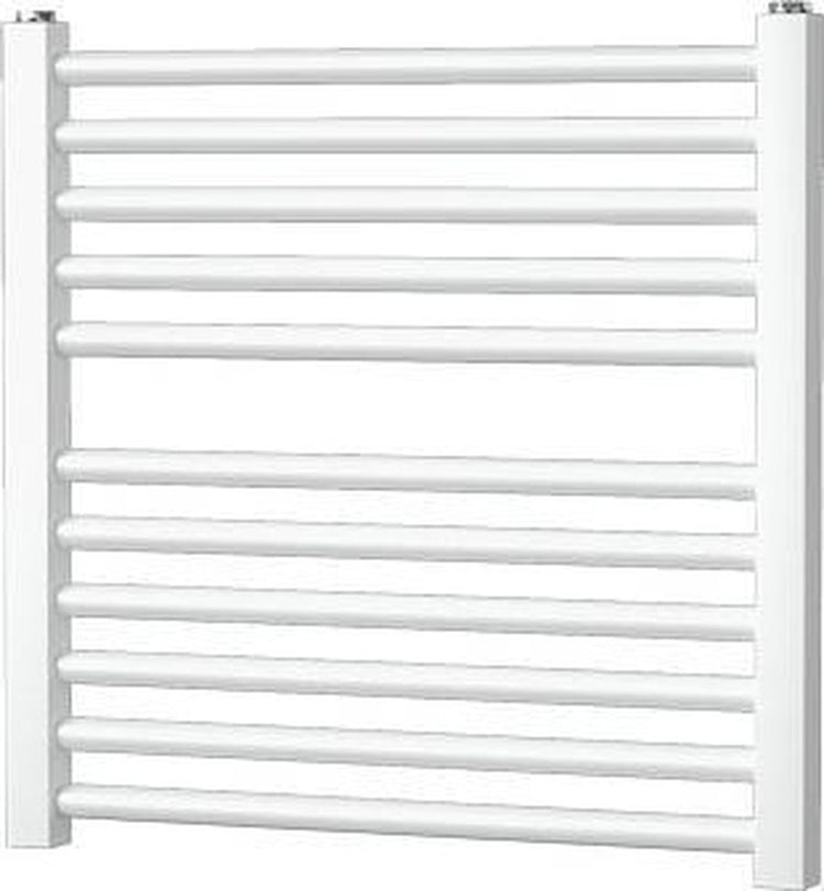 Plieger quadro designradiator - handdoekradiator - 48.5 cm x 50 cm - 204 watt - wit