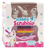 Lobbes speelgoed bv scribble crubbie inkleurdiertjes met bad - afbeelding 1