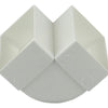 Renson 1006403 - pvc hoekverbinding vert.90° 7015 wit 110x55mm | 3 stuks