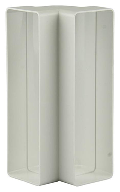 Renson 1006404 - pvc hoekverbinding vert.90° 7015 wit 204x60mm | 3 stuks