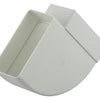Renson 1006405 - pvc hoekverbinding hor.90° 7016 wit 110x55mm | 3 stuks