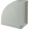 Renson 1006406 - pvc hoekverbinding hor.90° 7016 wit 204x60mm | 3 stuks