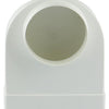 Renson 1006408 - pvc hoekverbinding rechth rond90° 7017 wit ø 125 | 3 stuks