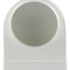 Renson 1006409 - pvc hoekverbinding rechth rond90° 7017 wit ø 150 | 3 stuks
