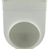 Renson 1006409 - pvc hoekverbinding rechth rond90° 7017 wit ø 150 | 3 stuks