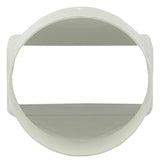 Renson 1006410 - pvc verbindingsstuk rond rechth. 7021 wit ø 100 | 2 stuks - afbeelding 3