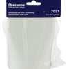 Renson 1006410 - pvc verbindingsstuk rond rechth. 7021 wit ø 100 | 2 stuks