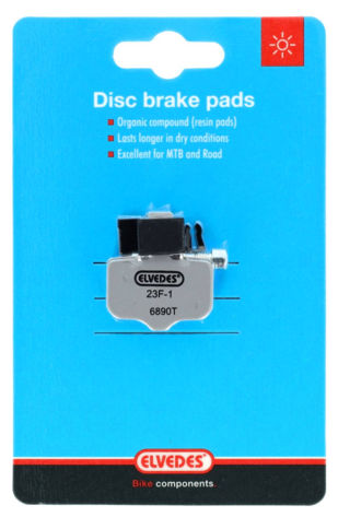 Elvedes schijfremblokset - avid - organische compound (resin) - 1 paar