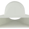 Renson 1006411 - pvc verbindingsstuk rond rechth. 7021 wit ø 125mm | 2 stuks