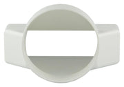 Renson 1006411 - pvc verbindingsstuk rond rechth. 7021 wit ø 125mm | 2 stuks - afbeelding 6