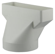 Renson 1006411 - pvc verbindingsstuk rond rechth. 7021 wit ø 125mm | 2 stuks - afbeelding 7