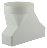 Renson 1006411 - pvc verbindingsstuk rond rechth. 7021 wit ø 125mm | 2 stuks - afbeelding 8