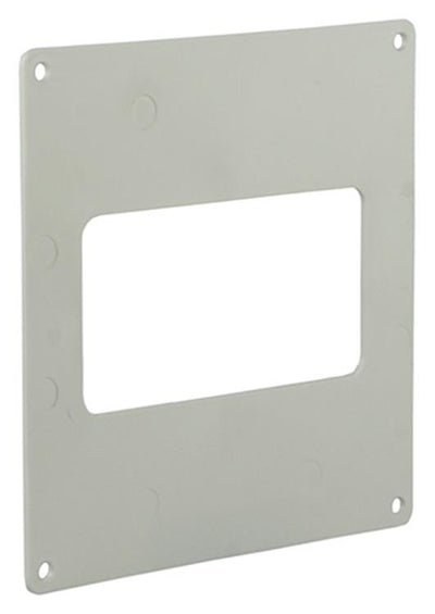 Renson 1006429 - set 2 st.pvc afdekplaten 7032 wit 110x55mm | 5 stuks