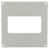 Renson 1006429 - set 2 st.pvc afdekplaten 7032 wit 110x55mm | 5 stuks