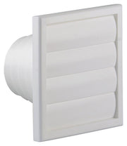Renson 1006385 - dampkaprooster 4 klep 742 dia pvc ral 9010 ø100-130 | 2 stuks - afbeelding 1