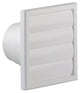 Renson 1006385 - dampkaprooster 4 klep 742 dia pvc ral 9010 ø100-130 | 2 stuks