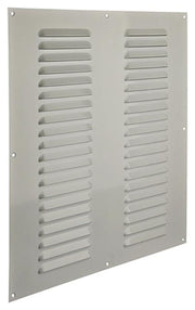 Renson 1006319 - schoepenrooster vlak alu ral 9010 400x400mm | 5 stuks - afbeelding 1