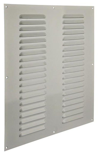 Renson 1006319 - schoepenrooster vlak alu ral 9010 400x400mm | 5 stuks