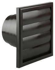 Renson 1006386 - dampkaprooster 4 klep 742 dia pvc ral 8019 ø100-130 | 2 stuks - afbeelding 1