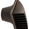 Renson 1006384 - dampkaprooster 1 klep 741 dia pvc ral 8019 ø100-130 | 2 stuks