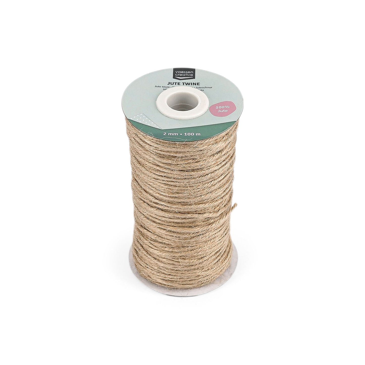 Vaessen creative • jute touw naturel 2mmx100m