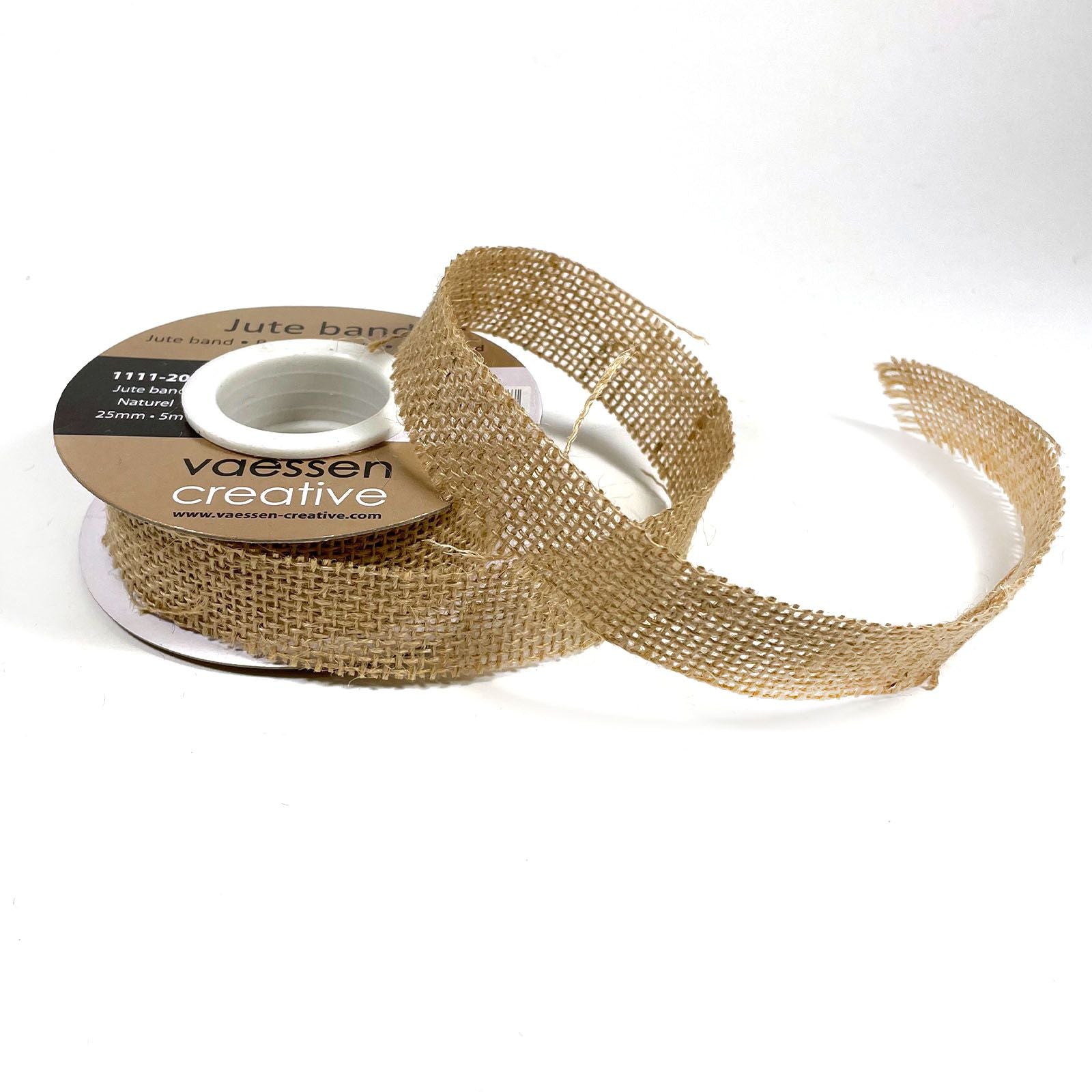 Vaessen creative • jute lint naturel 25mmx5m