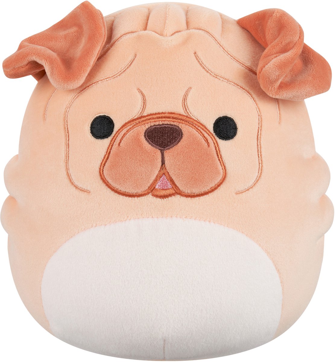 Squishmallows - morton - brown shar pei - 19cm pluche