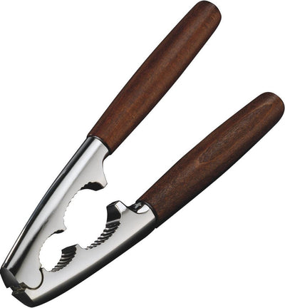Westmark notenkraker, monopol edition, met houten handgrepen, lengte: 18,1 cm, zinkspuitgietwerk, estetico, zilver bruin, 16803311