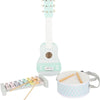 Small foot - houten muziekinstumentenset pastel, 7dlg,