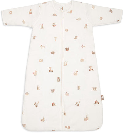 Jollein slaapzak baby met afristbare mouw 110cm - animal friends