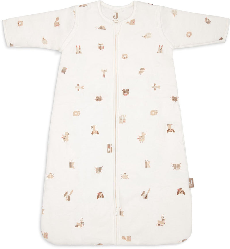 Jollein slaapzak baby met afristbare mouw 90cm - animal friends