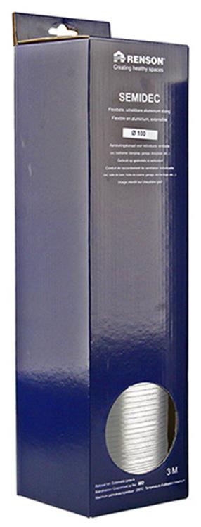 Renson 1006197 - alu flexibel dia 100 3000 mm | 2 stuks
