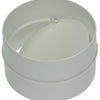 Renson 1006398 - pvc verbindingsstuk + terugslagklep 7007 wit ø 100 | 2 stuks