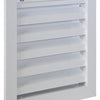 Renson 1006610 - inbouw muurrooster 411 ral 9010 200x200mm | 2 stuks