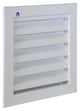 Renson 1006610 - inbouw muurrooster 411 ral 9010 200x200mm | 2 stuks