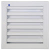 Renson 1006610 - inbouw muurrooster 411 ral 9010 200x200mm | 2 stuks