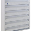 Renson 1014554 - opbouw muurrooster alu wit 431 225x225mm | 2 stuks