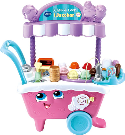 Vtech schep leer ijscokar deluxe - educatief speelgoed - ijskar