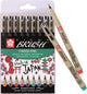 Sakura pigma penseel etui 9 kleuren