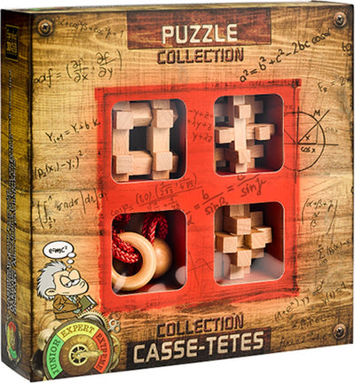 Eureka houten breinpuzzels extreme, 4st.