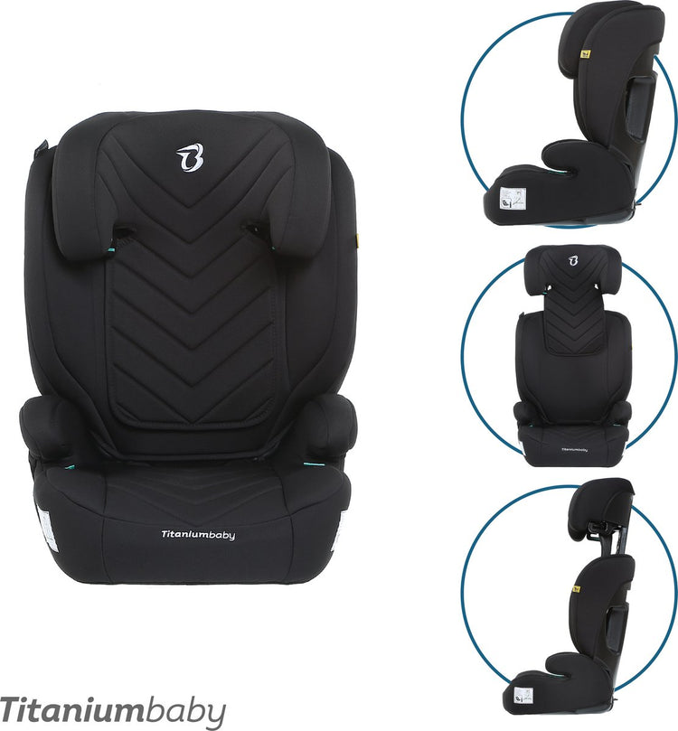 Titanium baby titaniumbaby autostoel vidar i-size (r129) - zwart