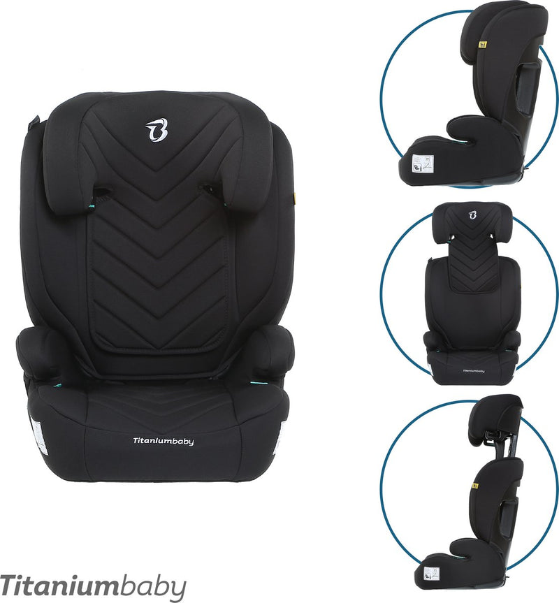 Titanium baby titaniumbaby autostoel vidar i-size (r129) - zwart