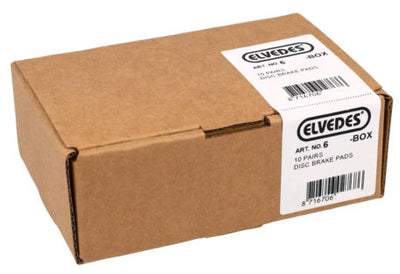 Elvedes schijfremblokset - shimano - carbon metallic compound (semi metal pads) - 10 paar