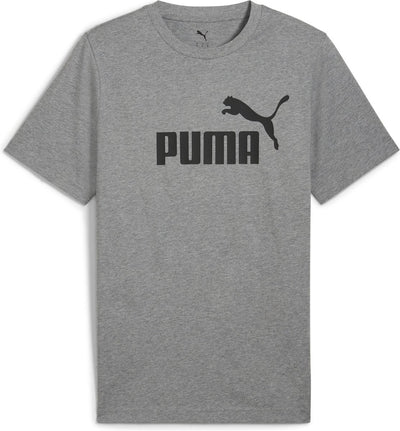 Puma ess no. 1 logo tee heren tshirt - medium gray heather