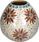 Hd collection vaas capiz multi 21x21x20cm